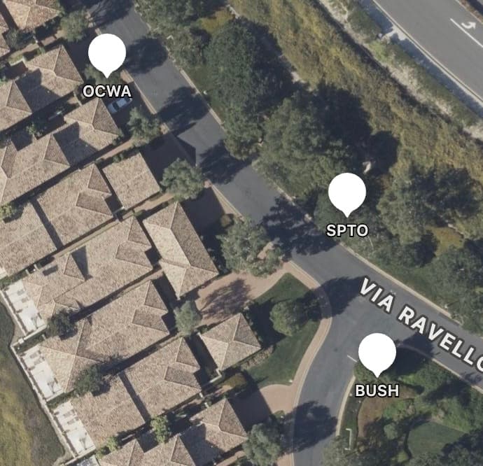 Session map view with individual sightings pinned.