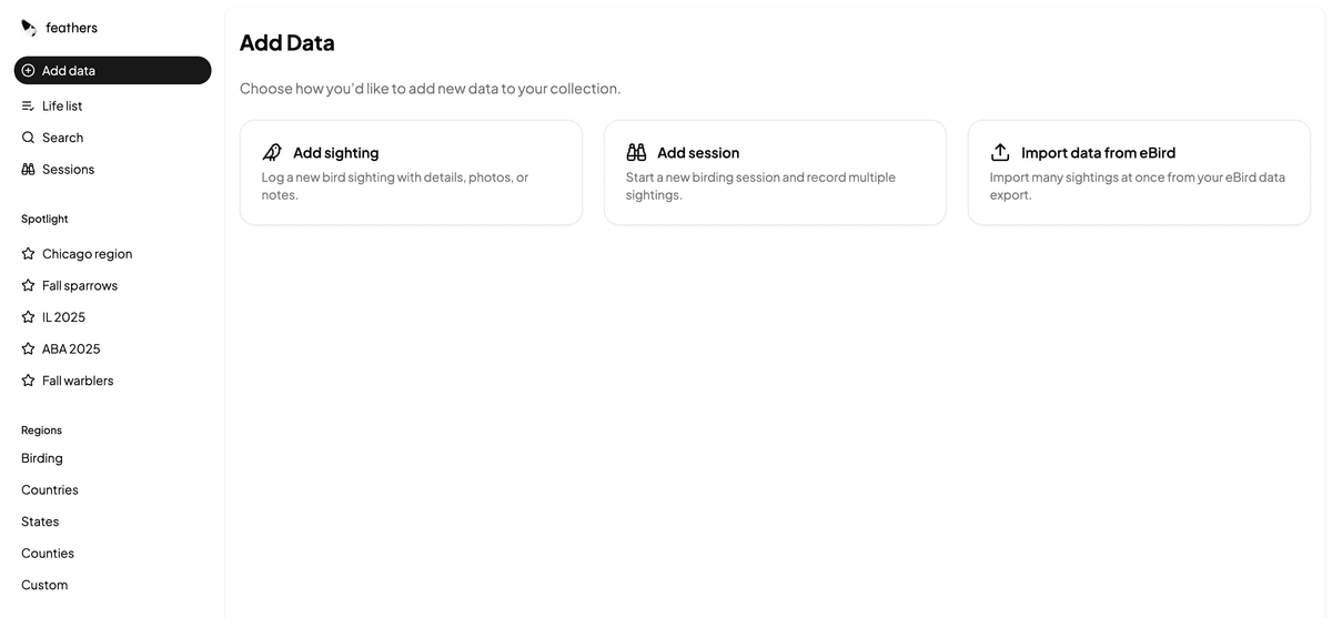 Step 3: Upload Your CSV to Feathers